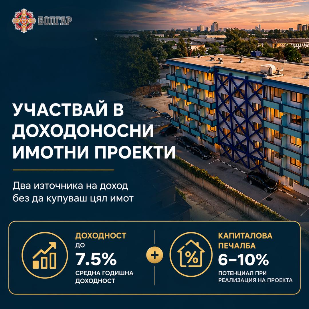 Имотни проекти с доходност и капиталова печалба, Болгар Капитал